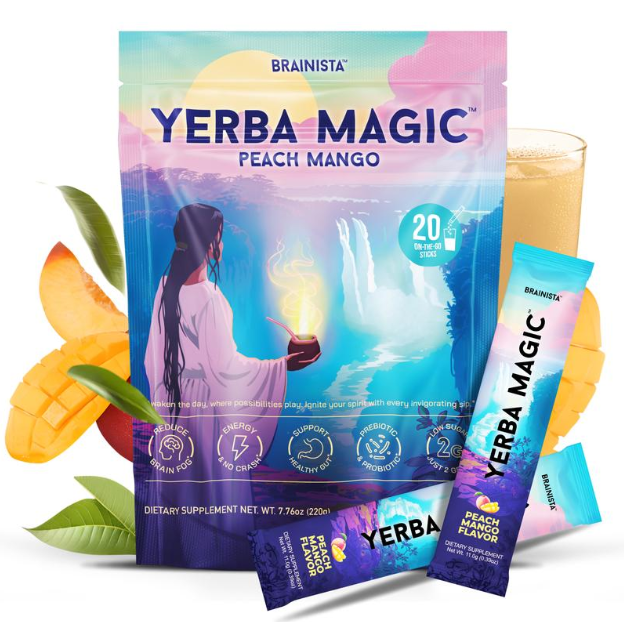 Yerba Mate Instant Tea Powder | Peach Mango